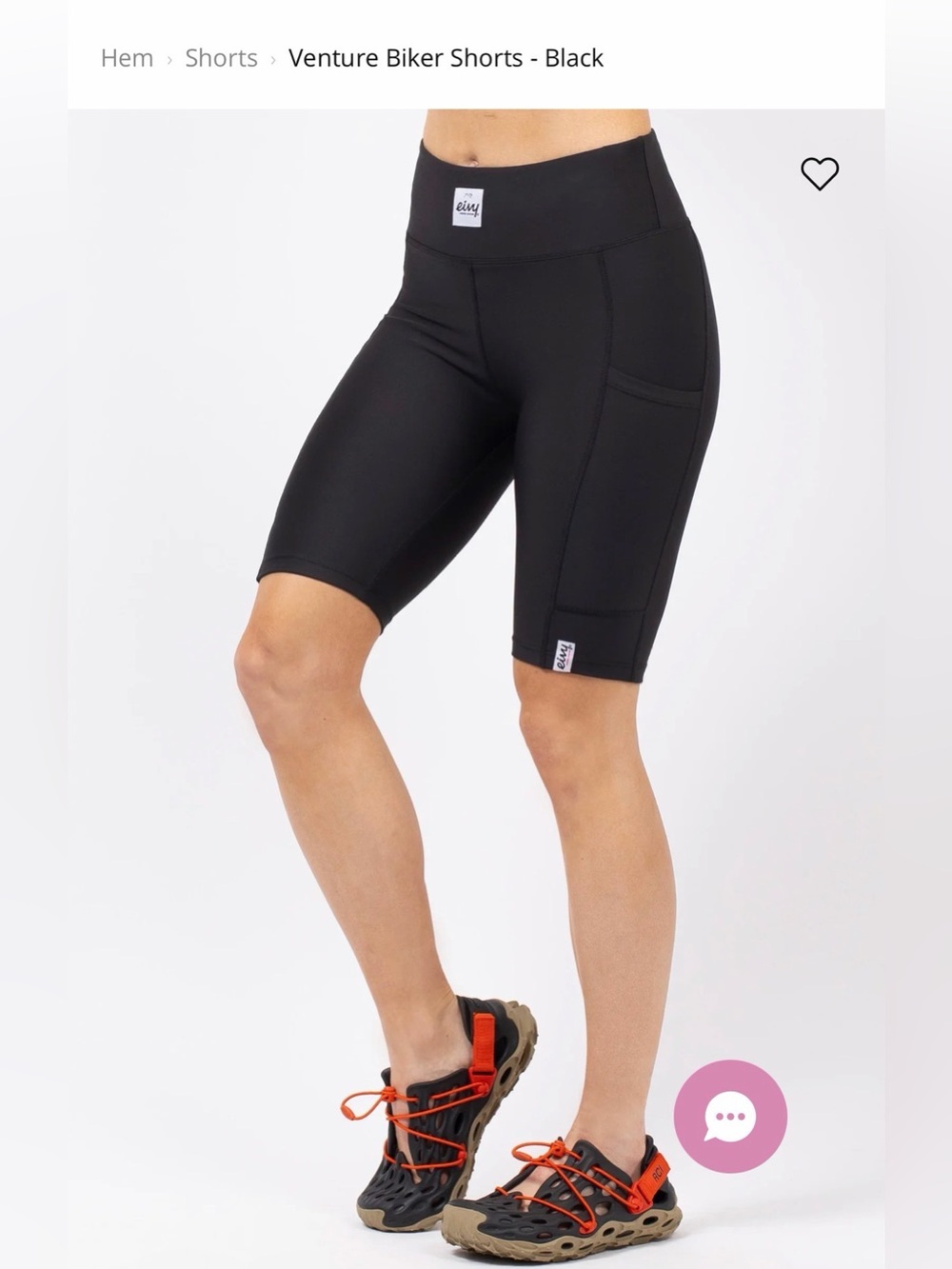 Eivy Venture Biker Shorts - Black - Small